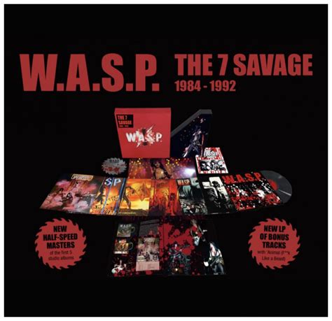 wasp metal box|W.A.S.P: The 7 Savage: 1984.